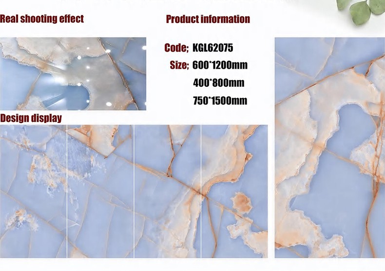 Colorful Glazed Polished Gold Tiles