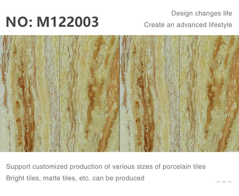 600/1200 Flooring Rectangular Gloss Pattern Polished Tiles